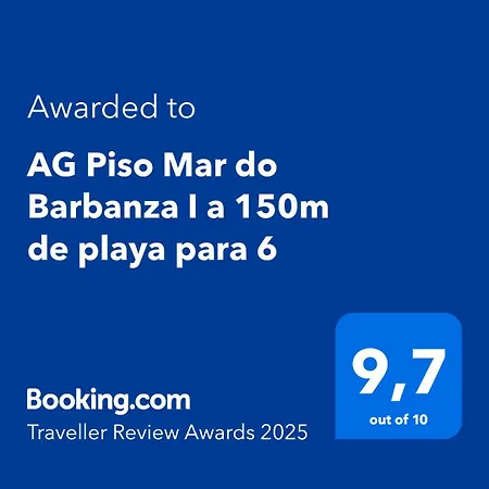 Ag Piso Mar Do Barbanza I A 150m De Playa 6 Lägenhet *